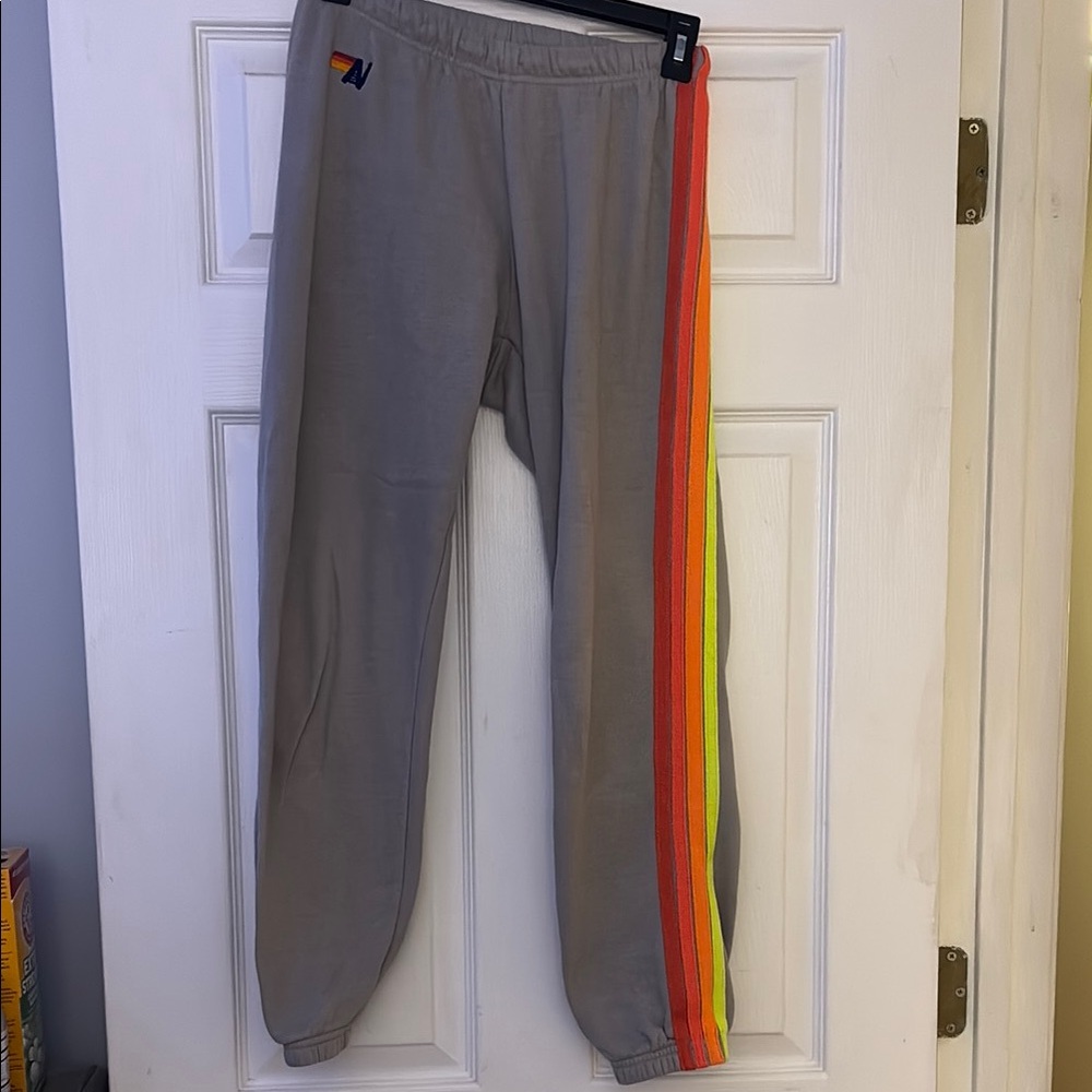 Gray Aviator Nation XS Sweatpants